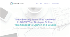 Desktop Screenshot of letsgrowvirtual.com