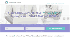 Desktop Screenshot of letsgrowvirtual.net