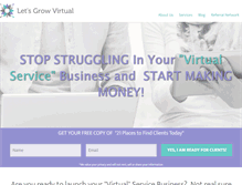 Tablet Screenshot of letsgrowvirtual.net